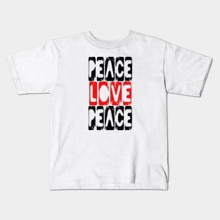 Peace Love Harmony Kids T-Shirt